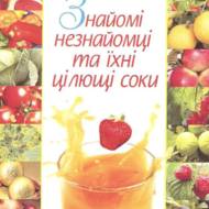 Знайомі незнайомці та їх цілющі соки.