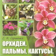 Орхідеї, пальми, кактуси, сукуленти і другі кімнатні рослини (рос.мовою).