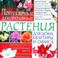 Популярні декоративні рослини для дому, квартири і офісу (рос.мовою).