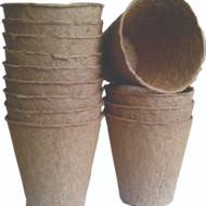 Торфяной горшок (круглый) за 10 шт.