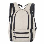 Рюкзак-антивор OOLOO Капля 45х27х14 см, бежевый меланж 4212