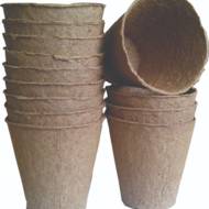 Торф’яний горщик (круглий) 80 мм 50 шт.