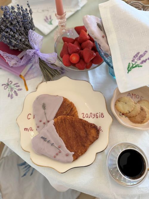 Круасани з лавандою