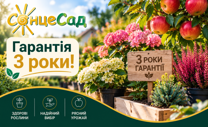 Саженцы в интернет-магазине СонцеСад с гарантией 3 года