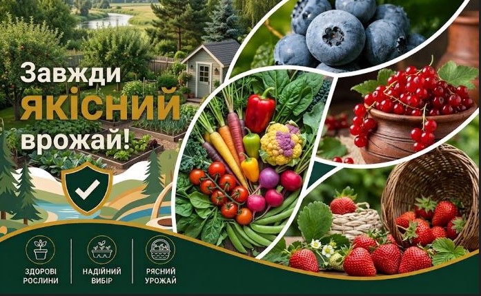 Качественный посевной материал из СолнцеСада для садоводов и огородников Ирпеня.